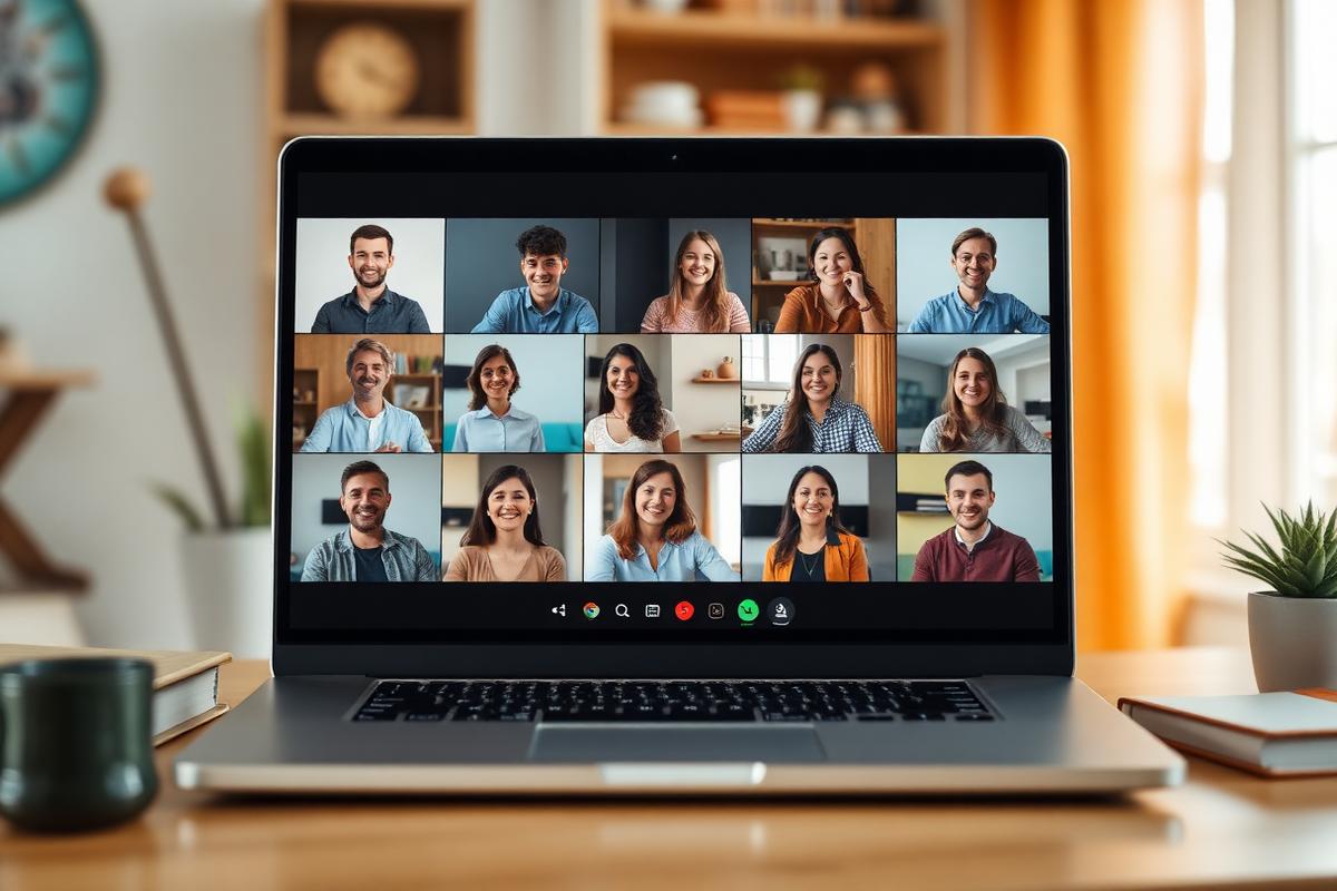 Nxënës dhe mësues gjatë një ore mësimi në grup online